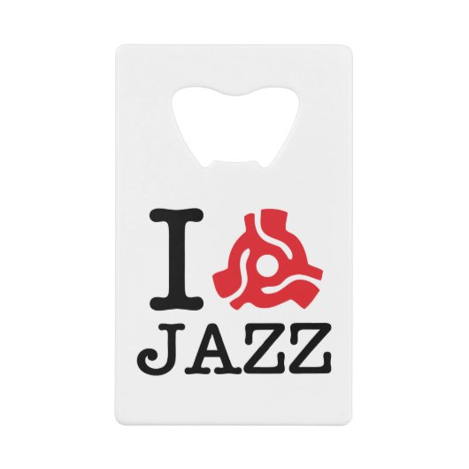 I 45 Adapter Jazz Creditkaart Flessenopener (Voorkant)