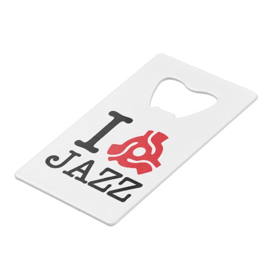 I 45 Adapter Jazz Creditkaart Flessenopener (Achterkant Gekanteld)