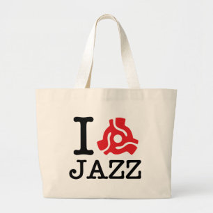 I 45-adapter jazz grote tote bag