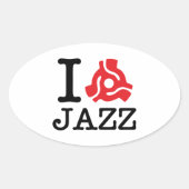 I 45 Adapter Jazz Ovale Sticker (Voorkant)