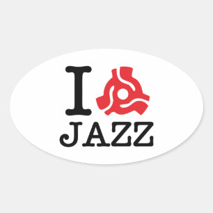 I 45 Adapter Jazz Ovale Sticker