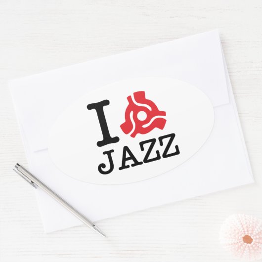 I 45 Adapter Jazz Ovale Sticker (Envelop)