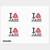 I 45 Adapter Jazz Ovale Sticker (Vel)