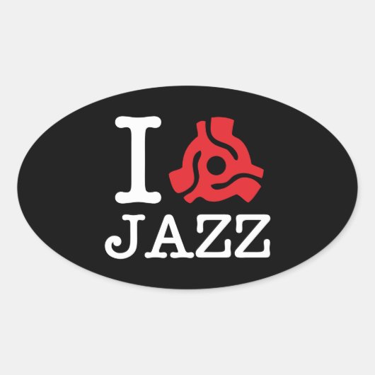 I 45 Adapter Jazz Ovale Sticker (Voorkant)