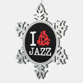 I 45 Adapter Jazz Tin Sneeuwvlok Ornament (Rechts)