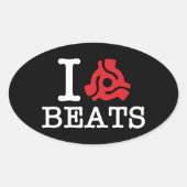 I 45 Adapter slaat Ovale Sticker (Voorkant)