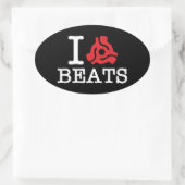 I 45 Adapter slaat Ovale Sticker (Tas)