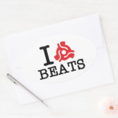 I 45 Adapter slaat Ovale Sticker (Envelop)