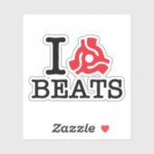 I 45 Adapter slaat Sticker (Vel)