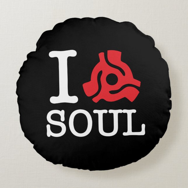 I 45 Adapter Soul Rond Kussen (Voorkant)