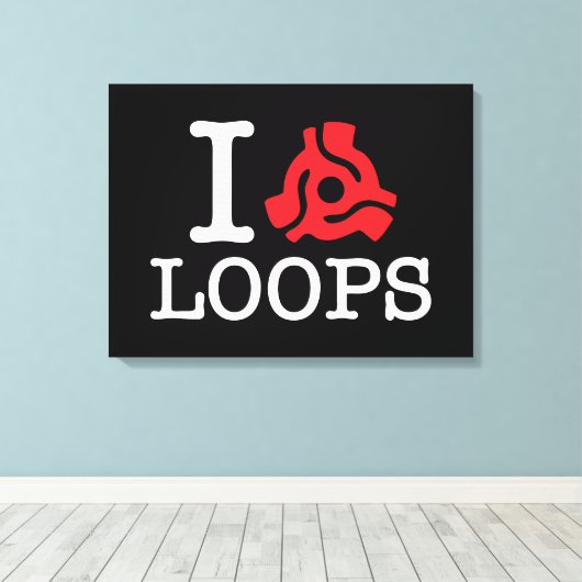 I 45 Adapterlijnen Canvas Afdruk (Insitu (Houten vloer))