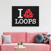 I 45 Adapterlijnen Canvas Afdruk (Insitu (Woonkamer))