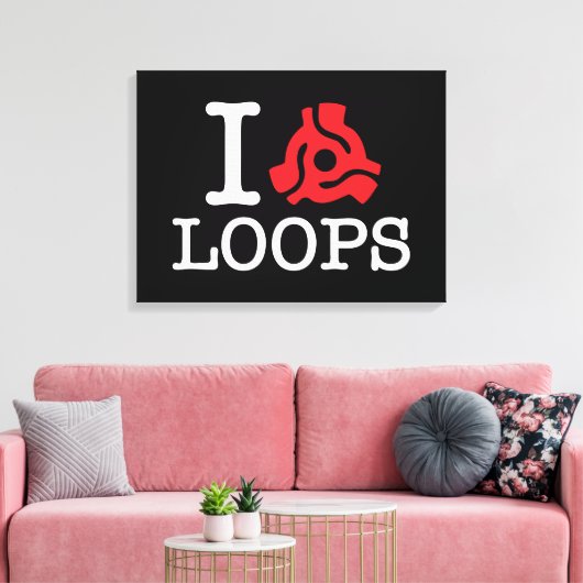 I 45 Adapterlijnen Canvas Afdruk (Insitu (Woonkamer))