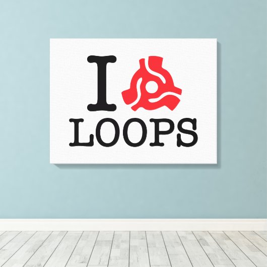 I 45 Adapterlijnen Canvas Afdruk (Insitu (Houten vloer))