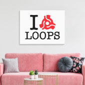 I 45 Adapterlijnen Canvas Afdruk (Insitu (Woonkamer))