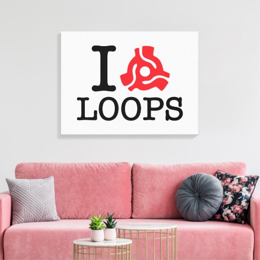 I 45 Adapterlijnen Canvas Afdruk (Insitu (Woonkamer))