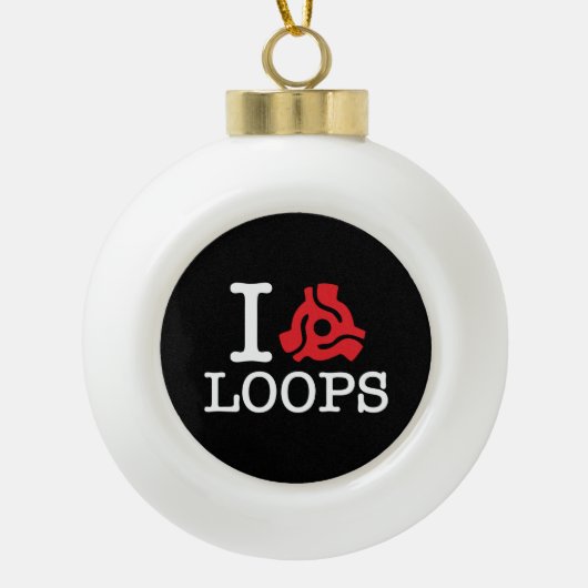 I 45 Adapterlijnen Keramische Bal Ornament (Voorkant)