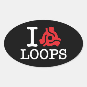 I 45 Adapterlijnen Ovale Sticker