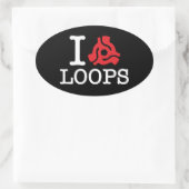 I 45 Adapterlijnen Ovale Sticker (Tas)