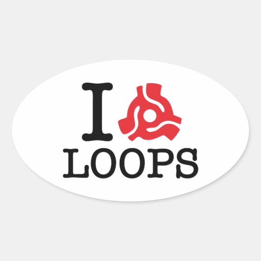 I 45 Adapterlijnen Ovale Sticker (Voorkant)