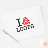 I 45 Adapterlijnen Ovale Sticker (Envelop)