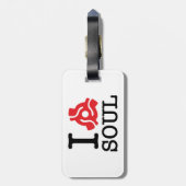 I 45-adaptersol bagagelabel (Achterkant verticaal)