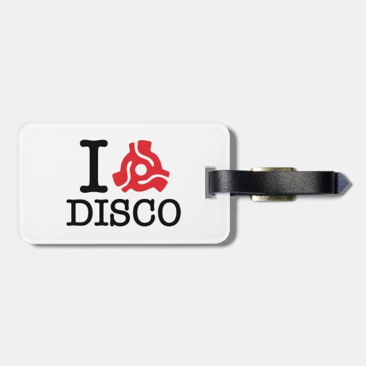 I 45 Disco adapter Bagagelabel (Achterkant horizontaal)