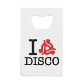 I 45 Disco adapter Creditkaart Flessenopener (Voorkant)