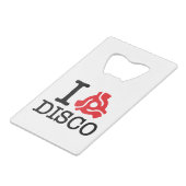 I 45 Disco adapter Creditkaart Flessenopener (Voorkant Gekanteld)