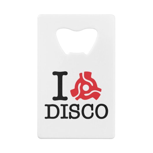 I 45 Disco adapter Creditkaart Flessenopener (Achterkant)