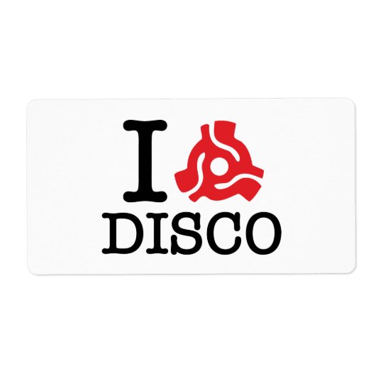 I 45 Disco adapter Etiket (Voorkant)