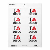 I 45 Disco adapter Etiket (Full Sheet)