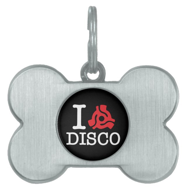 I 45 Disco adapter Huisdieren Naamplaatje (voorkant)
