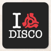 I 45 Disco adapter Kartonnen Onderzetters (Voorkant)