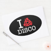 I 45 Disco adapter Ovale Sticker (Envelop)