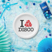 I 45 Disco adapter Papieren Bordje (Feest)