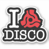 I 45 Disco adapter Sticker (Voorkant)