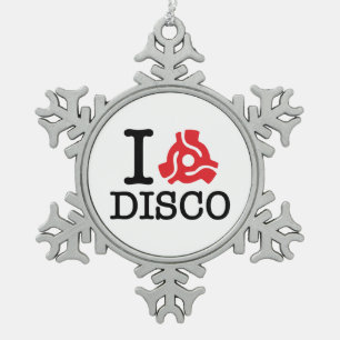 I 45 Disco adapter Tin Sneeuwvlok Ornament