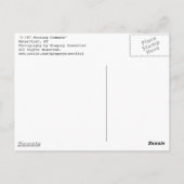 I-787 ochtendwoon briefkaart (Achterkant)