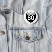 I-80 Highway sign button design (In situ)