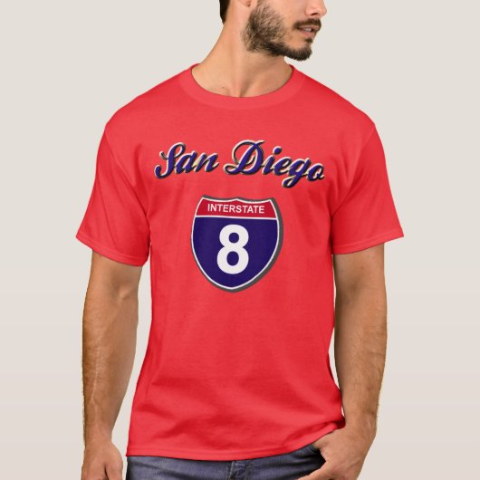 I-8 San Diego T-shirt (Voorkant)