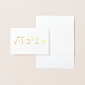 i 8 sum pi - I Ate some Pie - Funny Wiskunde Formu Folie Kaarten (Display)