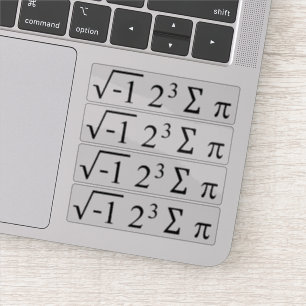 i 8 sum pi - I Ate some Pie - Funny Wiskunde Formu Sticker