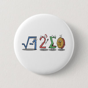 i 8 sum pi (I Ate some Pie) Wiskunde Pin Ronde Button 5,7 Cm