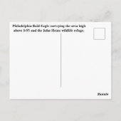 I-95 Philadelphia Bald Eagle Briefkaart (Achterkant)