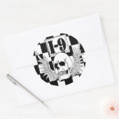 I-9 STICKERS! RONDE STICKER (Envelop)