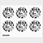 I-9 STICKERS! RONDE STICKER (Vel)