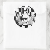 I-9 STICKERS! RONDE STICKER (Tas)