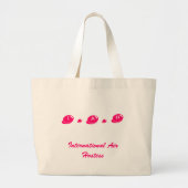 I. A. H, International Air Hostess Grote Tote Bag (Voorkant)