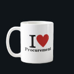 I ❤️ Aanbesteding voor medewerkers CUSTOM Mok<br><div class="desc">Begin uw dag met een slok van de aankoopprijs! De I ❤️ Procurement for Employees CUSTOM-Mok is de perfecte manier om uw liefde voor sourcing, onderhandelen en het maken van de beste deals te shows. Of u nu een groot contract aanvult of gewoon geniet van een koffiepauze, deze aanpasbare mok...</div>